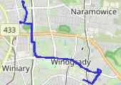 Trasa z dnia 2019-09-21 10:58 - mapa trasy gps - rower trekkingowy