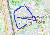 Trasa z dnia 2019-09-21 21:03 - mapa trasy gps - bieganie