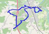 Trasa z dnia 2019-09-22 17:42 - mapa trasy gps - rower miejski