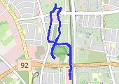 Trasa z dnia 2019-09-27 19:51 - mapa trasy gps - marsz