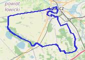 Trasa z dnia 2019-10-04 19:07 - mapa trasy gps - rower szosowy