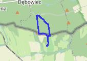 Las Prudnicki - mapa trasy gps - marsz