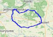 Trasa z dnia 2019-10-06 13:46 - mapa trasy gps - rower szosowy