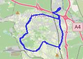 Trasa z dnia 2019-10-10 17:19 - mapa trasy gps - rower górski