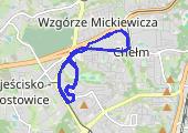Trasa z dnia 2019-10-14 20:24 - mapa trasy gps - bieganie