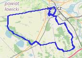 Trasa z dnia 2019-10-18 19:04 - mapa trasy gps - rower szosowy