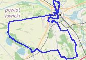 Trasa z dnia 2019-10-20 18:07 - mapa trasy gps - rower szosowy