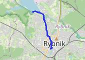 Trasa z dnia 2019-10-21 20:54 - mapa trasy gps - bieganie