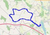 Trasa z dnia 2019-10-24 18:01 - mapa trasy gps - rower górski