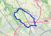 Trasa z dnia 2019-10-27 15:53 - mapa trasy gps - rower górski