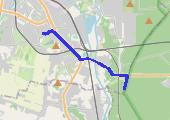 Trasa z dnia 2019-11-03 10:56 - mapa trasy gps - rower szosowy