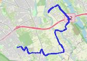 Trasa z dnia 2019-11-17 15:30 - mapa trasy gps - rower miejski