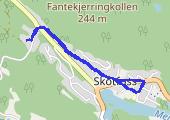 Trasa z dnia 2019-11-19 21:03 - mapa trasy gps - bieganie