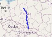 Zakopane - Toruń - mapa trasy gps - samochód