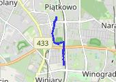 Trasa z dnia 2019-11-25 19:08 - mapa trasy gps - marsz