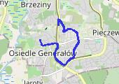 Trasa z dnia 2019-11-25 19:20 - mapa trasy gps - bieganie