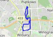 Trasa z dnia 2019-11-27 19:39 - mapa trasy gps - marsz