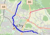 Trasa z dnia 2013-07-20 05:50 - mapa trasy gps - rower górski