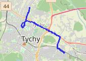Trasa z dnia 2013-07-17 05:46 - mapa trasy gps - rower górski