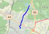 Trasa z dnia 2013-07-16 23:10 - mapa trasy gps - rower górski
