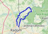 Trasa z dnia 2013-07-31 09:11 - mapa trasy gps - rower górski