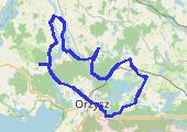 Szwajcaria Orzyska 2013-07-31 - mapa trasy gps - rower górski