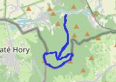 Srebrna Kopa i Biskupia Kopa - mapa trasy gps - marsz