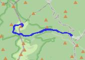 Pradziad zimowo z Karlovej Studanki - mapa trasy gps - marsz