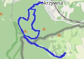 Zamkowa Góra; Szyndzielowa Kopa i okolice - mapa trasy gps - marsz