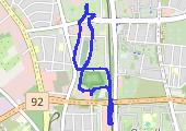 Trasa z dnia 2019-12-23 18:31 - mapa trasy gps - marsz