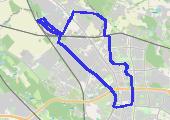 Trasa z dnia 2019-12-25 14:08 - mapa trasy gps - rower trekkingowy