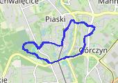 Narutowicza - Park Słowiański - mapa trasy gps - marsz