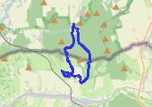 Ruiny kapliczki pod Długotą - mapa trasy gps - marsz