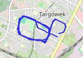 ring targówka 2,4km 2020-01-06 10:40 - mapa trasy gps - nordic walking