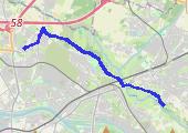 Trasa z dnia 2020-01-06 16:11 - mapa trasy gps - rower górski