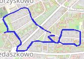 Trasa z dnia 2012-05-23 05:12 - mapa trasy gps - marsz