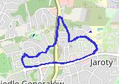 Trasa z dnia 2020-01-08 19:09 - mapa trasy gps - bieganie