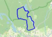 Kłodawa - jezioro Grabino - mapa trasy gps - marsz