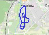 11k spokojnie - mapa trasy gps - bieganie