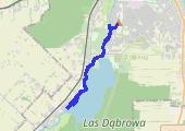 przebieżka 2 x 5k w 5:20 - mapa trasy gps - bieganie