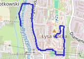 schłodzenie - mapa trasy gps - bieganie