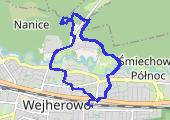 Trasa z dnia 2020-02-23 15:35 - mapa trasy gps - wędrówka