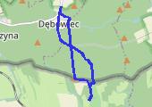 Wróblik - mapa trasy gps - marsz