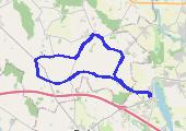 Trasa z dnia 2020-03-05 17:47 - mapa trasy gps - rower górski