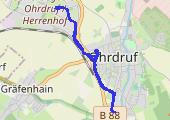 spacer - mapa trasy gps - marsz