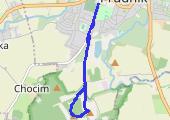 Kozia Góra - mapa trasy gps - marsz