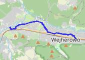 Trasa z dnia 2020-03-16 13:39 - mapa trasy gps - rower trekkingowy