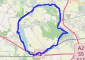 Trasa z dnia 2020-03-22 13:59 - mapa trasy gps - rower górski