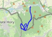 Biskupia Kopa zimowa - mapa trasy gps - marsz