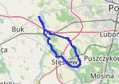 Trasa z dnia 2020-03-27 16:34 - mapa trasy gps - rower górski